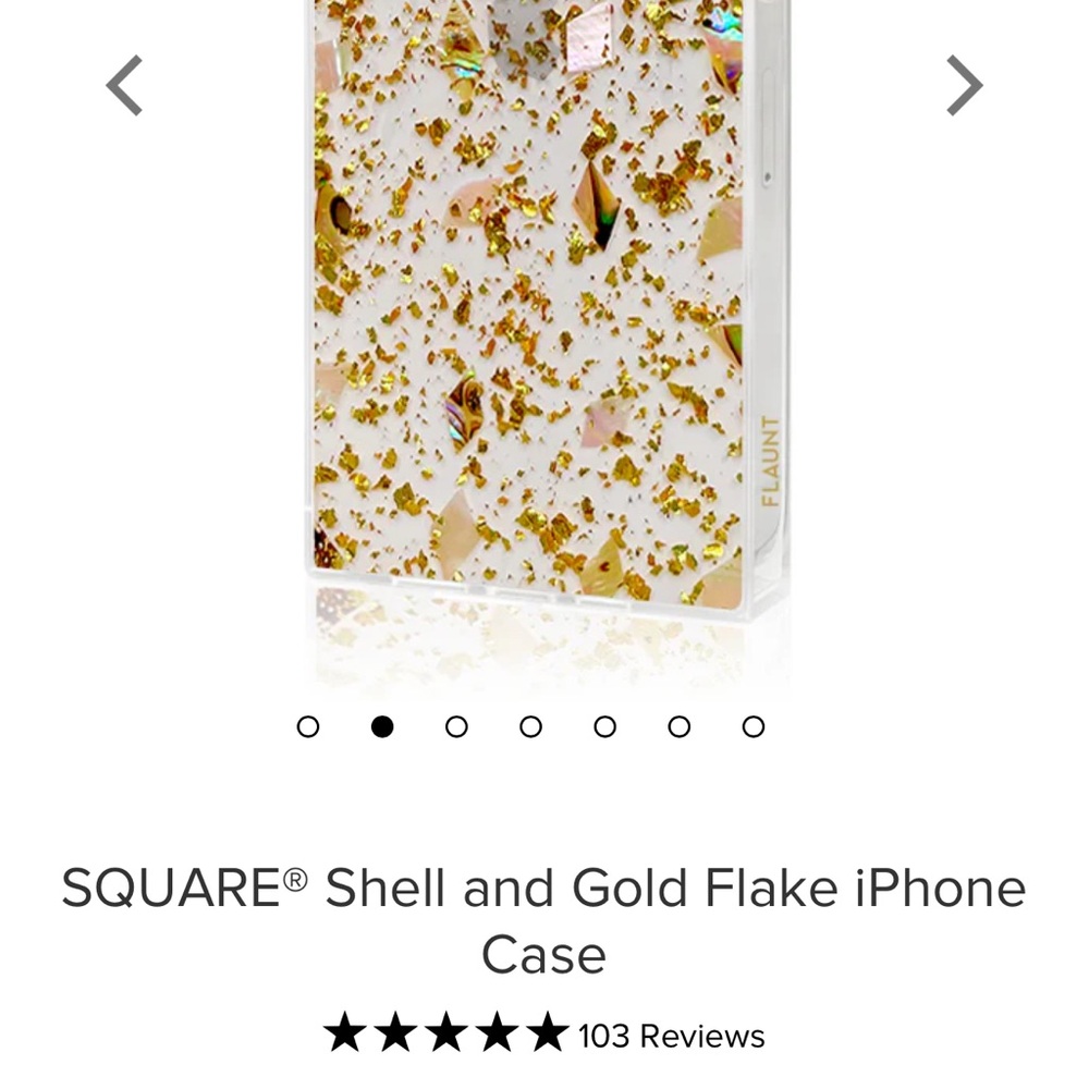 Gold Flake iPhone Case